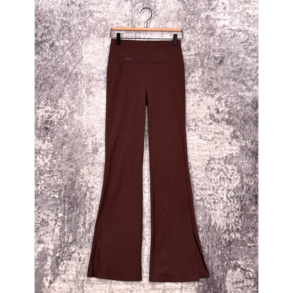Fanka Body Sculpt Flare Leggings Medium Womens Brown
